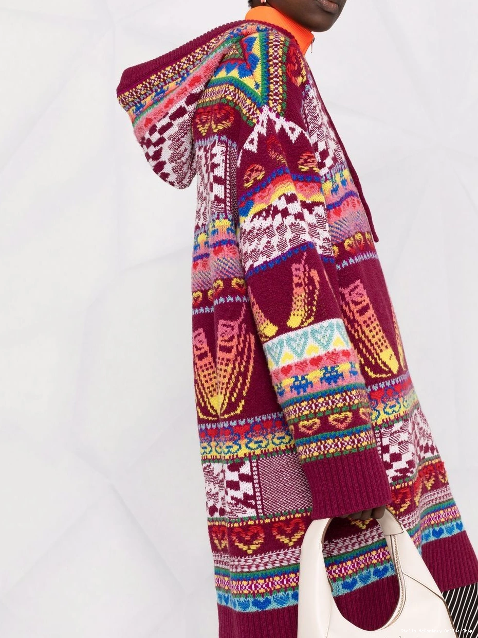 Affordable Stella intarsia-knit Women jumper McCartney 0825